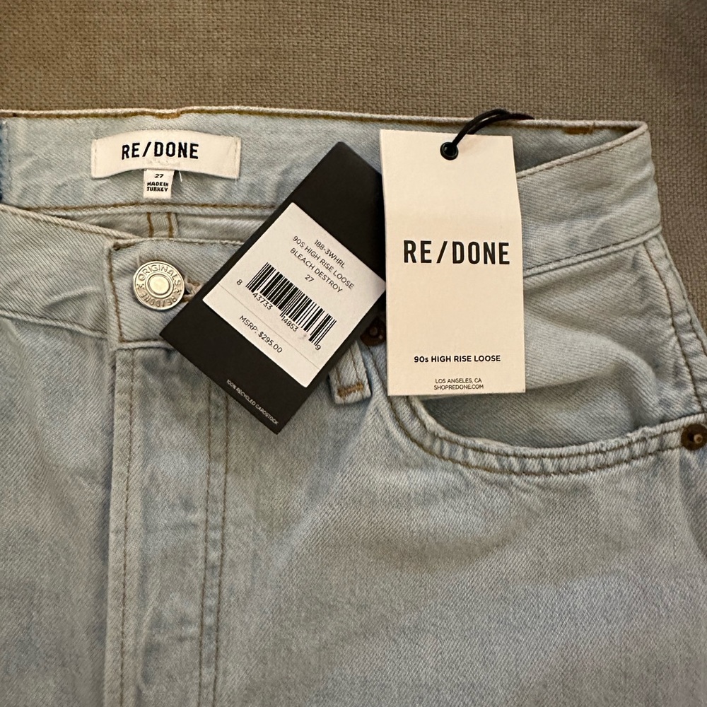 RE/DONE 90s high rise loose denim